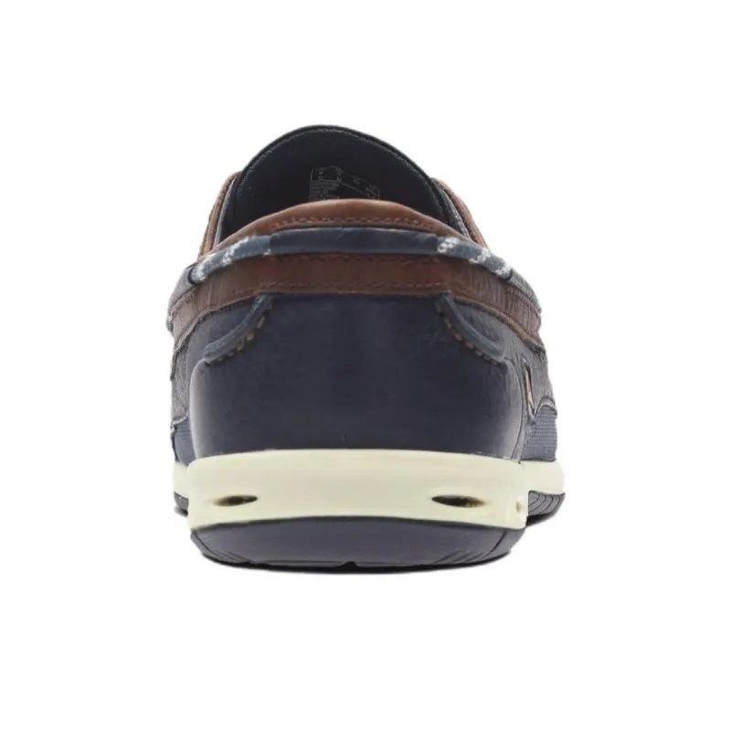 Clarks Orson Harbour Boat Shoes Men's Blue-5