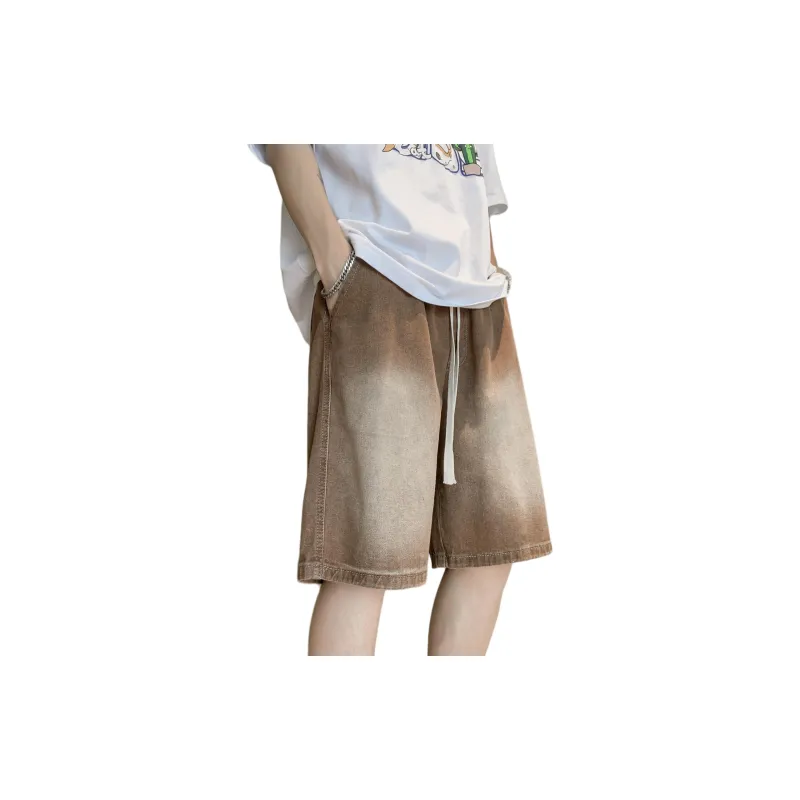 Emoji Denim Shorts Unisex-10