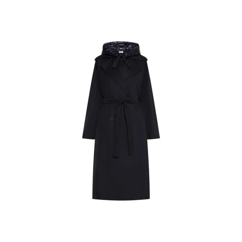 Marella Trench Coat Women's Marine Blue-0