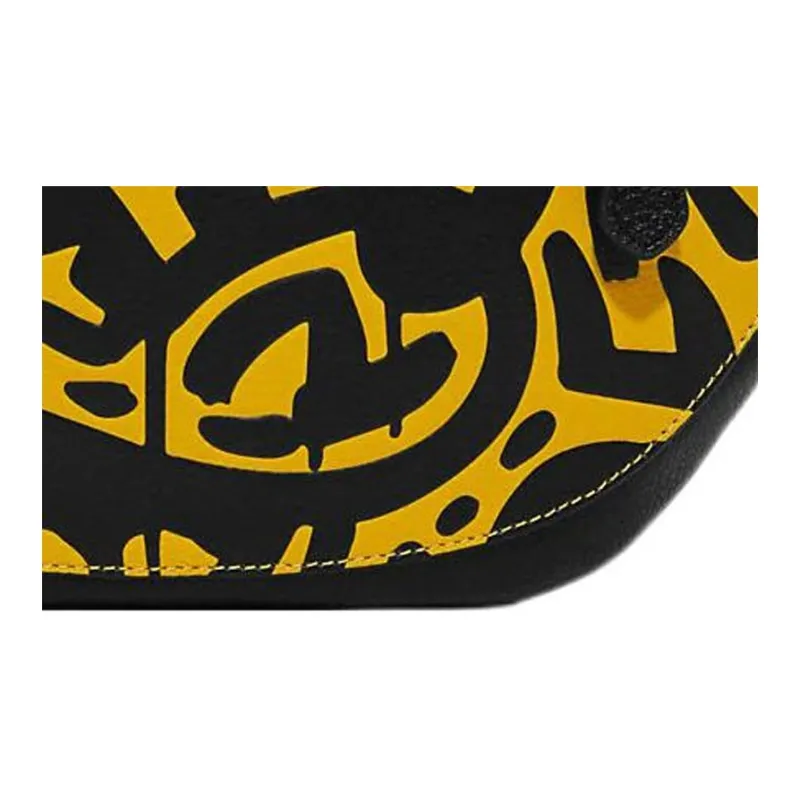 COACH Warren Leather Fanny Pack Tubas Men's Yellow & Black-4
