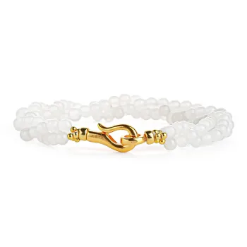 CHINA GOLD Bracelets White Jade Women's