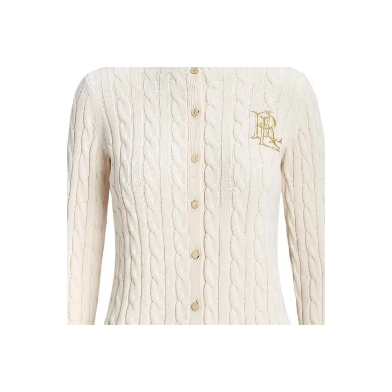 Lauren Ralph Lauren Logo embroidery Cardigan-4