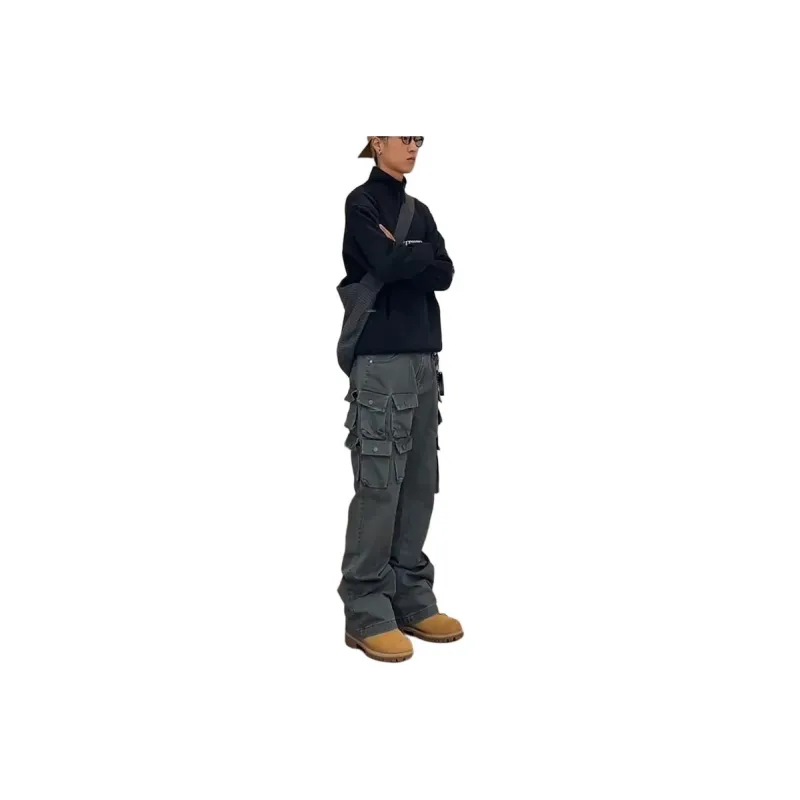 CORNILOT Cargo Pants Unisex Gray-0