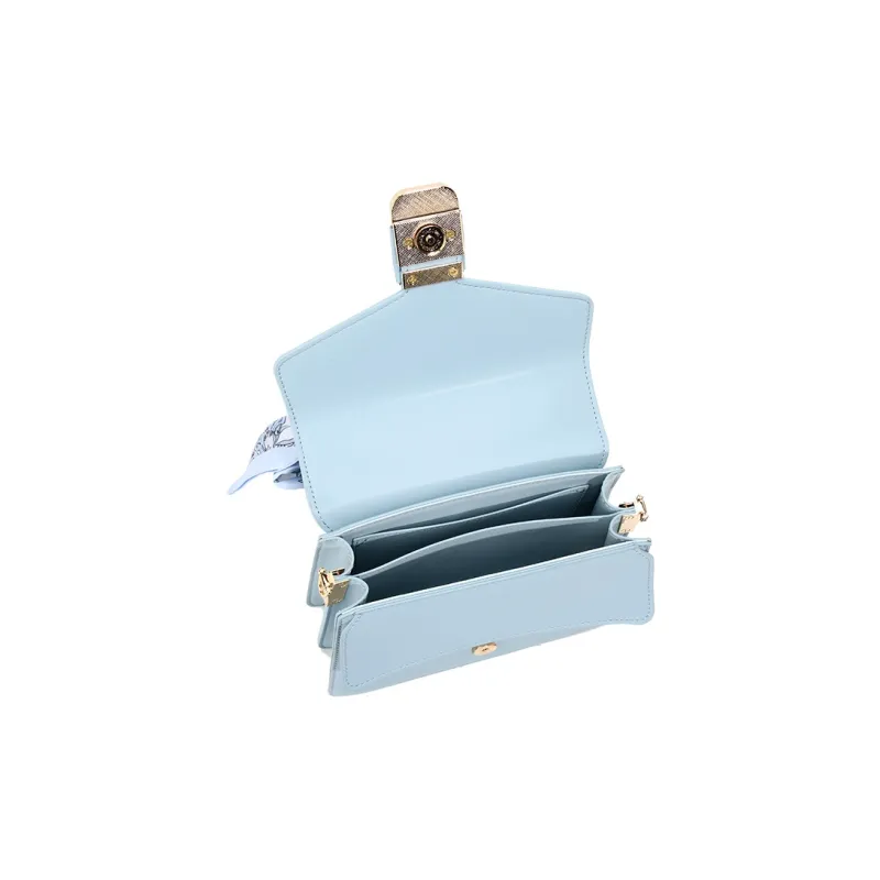 Carit&Koty PU One Shoulder Handbag Women's Denim Blue-3