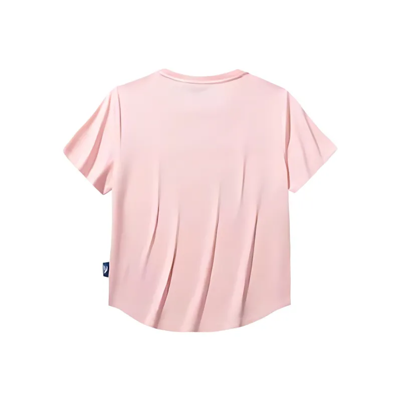 Anta x HAIBAOKANKAN,LIANMINGKUAN Sports Life Collection T Shirt Women's Clear Plum Powder-1