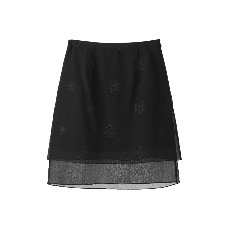 Fstudio Summer Light Tone Petite Fashion Half Length Casual Short Skirts Women's-1