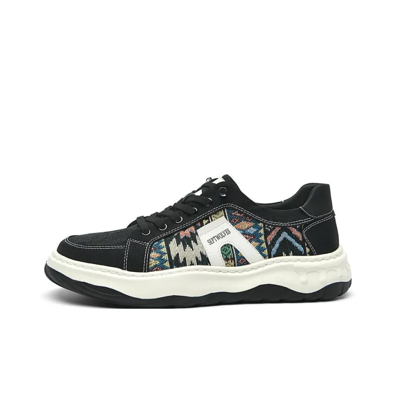 SEPTWOLVES Low Top Skateboard Shoes Men's-1