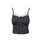 Black Small Floral