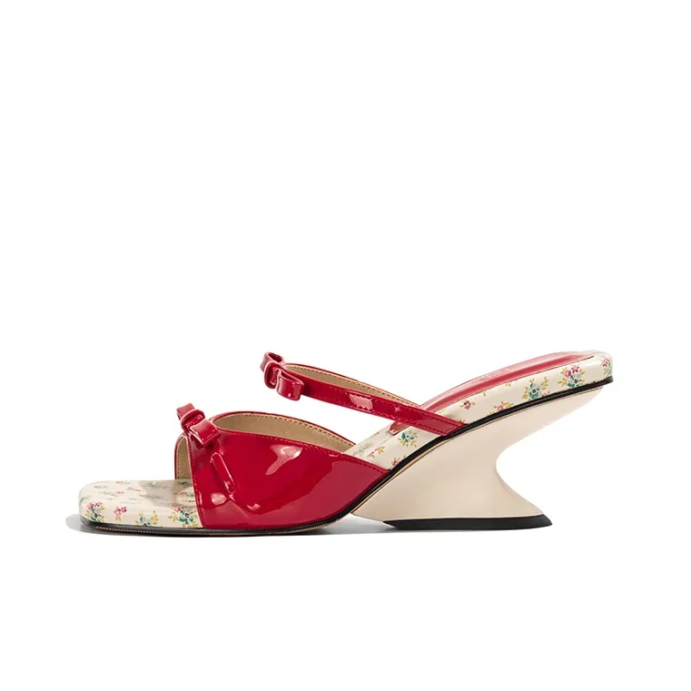 Old Meow Rubber Sole Slide Slippers Women's-6