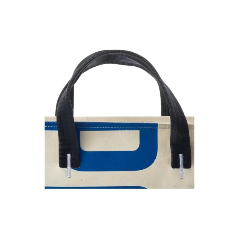 FREITAG Design Tote Bag, Shopping Bag, Shoulder Bag, Crossbody Bag, Handbag Unisex Blue & White-8