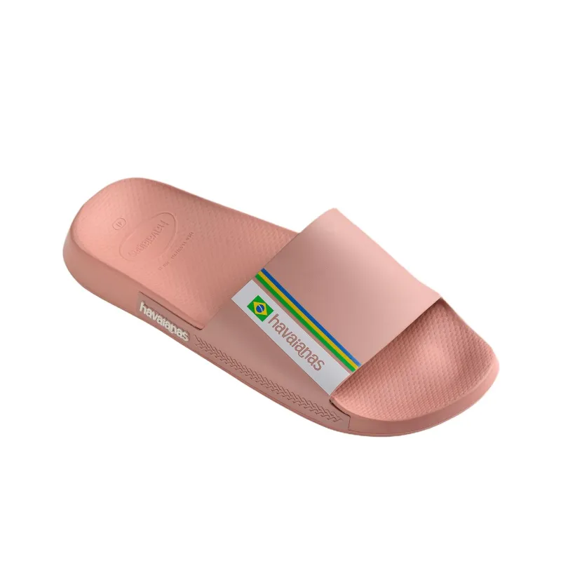 Havaianas Abrasion Resistant Slide Slippers Unisex Peach-1