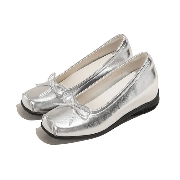 Old Meow Casual Single Boot Women's Silver-2