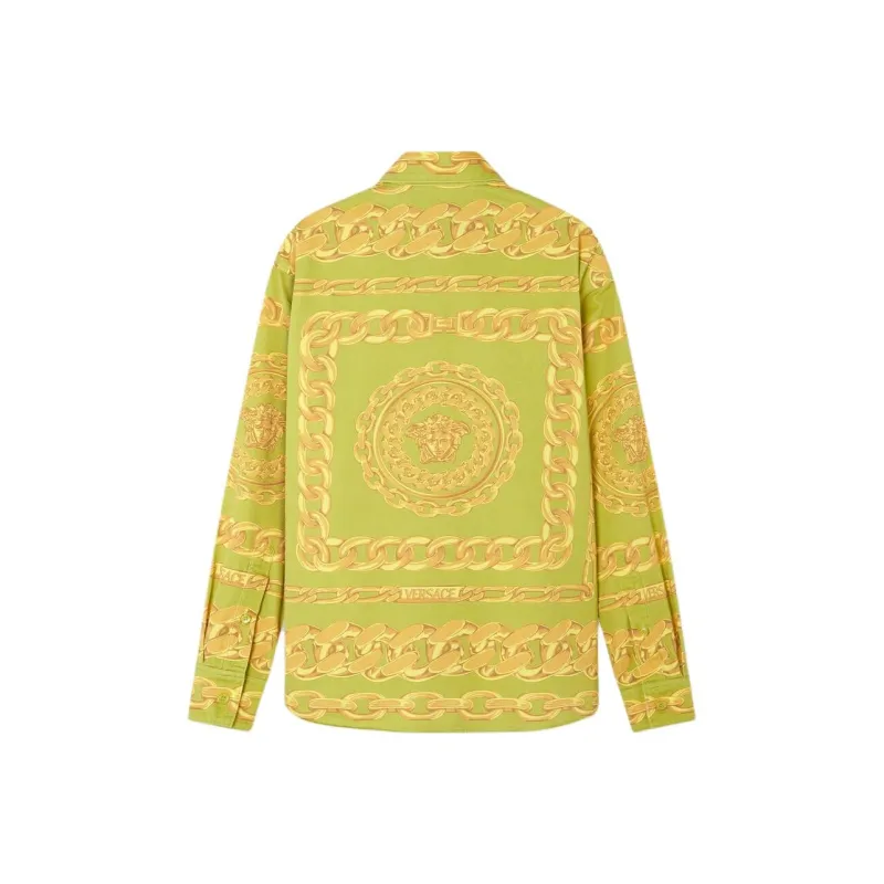 VERSACE Medusa Chains print Shirt-1