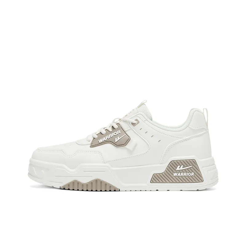 WARRIOR Skateboard Shoes Men Low Top Beige Gray/Beige Khaki-4