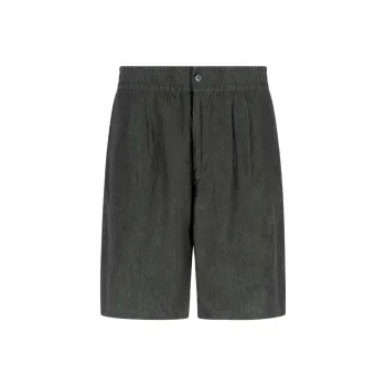 GIORGIO ARMANI Casual Shorts Men Dark Gray
