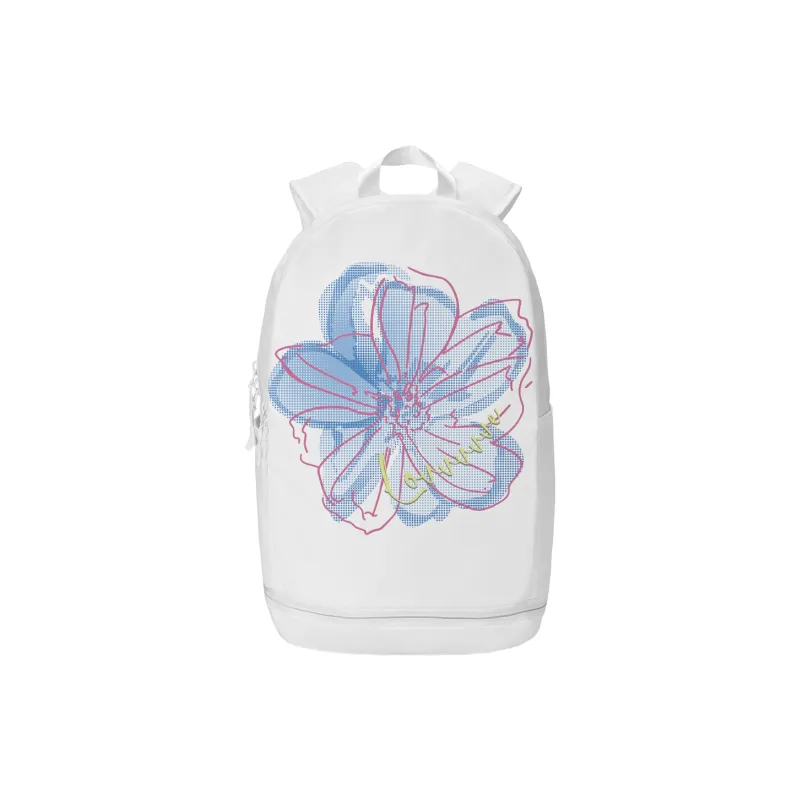 LOVVVVE Polyester Backpack Unisex White-8