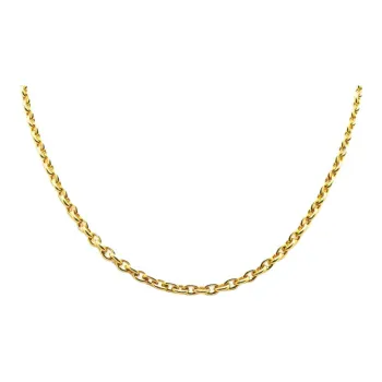 CHANEL 1970 1980 Plated Cc Round Pendant Necklace Costume Necklace