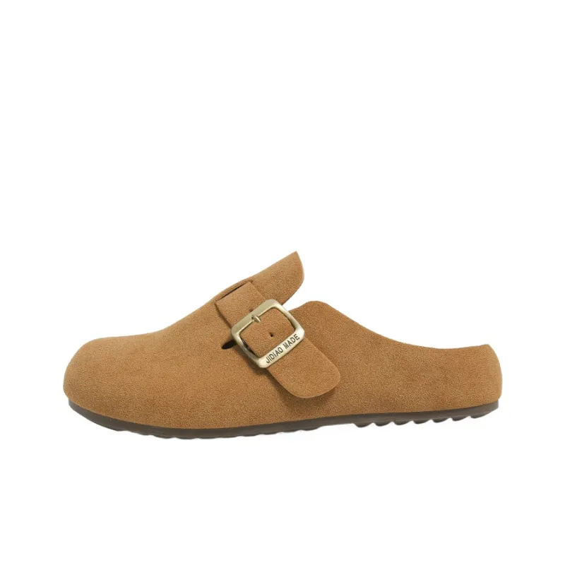 NANJIREN Rubber Sole Abrasion Resistant Slip Resistant Closed Toe Slippers Women's-0