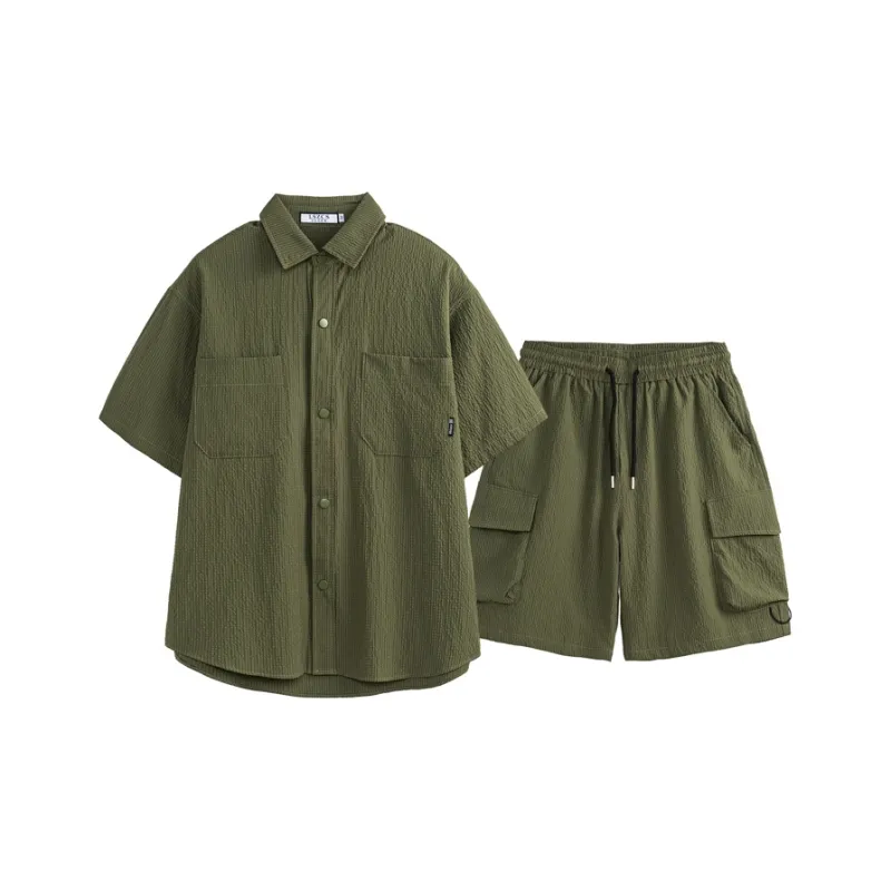 Essential For Summer. Fashion Shirt Matching Set Unisex-8