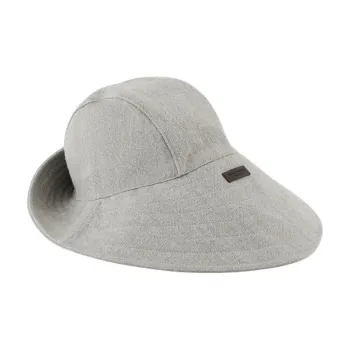 EMPORIO ARMANI Cotton Hat With Leather Details