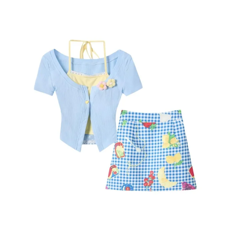 AFGGD Two Piece Skirt Sets Women's-0
