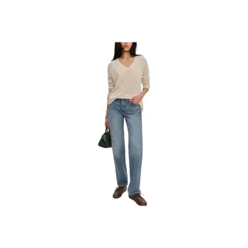REFORMATION Remi Cashmere V Neck Sweater Women's