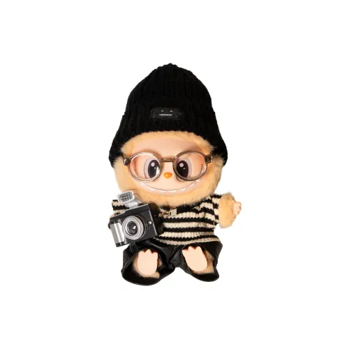 [Dress Up Doll] POP MART THE MONSTERS Zebra Boy, Staring Longingly Hang Tag Box Labubu Vinyl Sitting Party 15cm Height