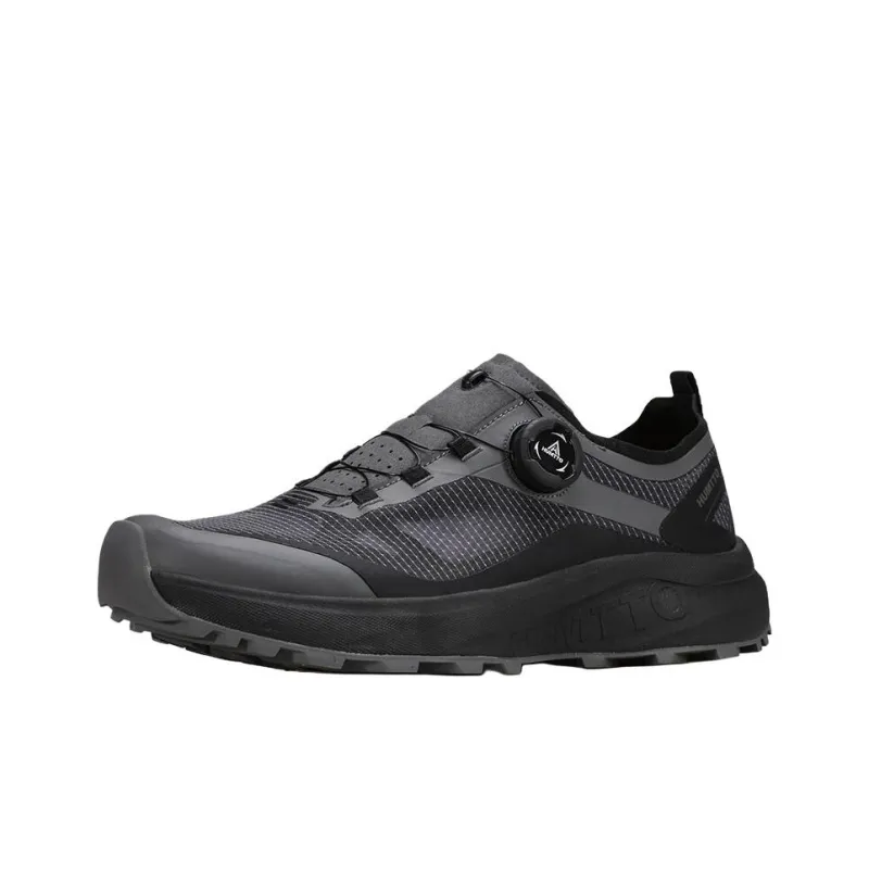 HUMTTO Breathable And Lightweight Low Top Outdoor Shoes Men's Black Chestnut-1