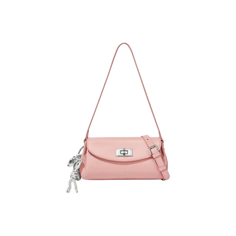 CinvaiKrose Cow Leather With Synthetic Leather Shoulder Bag, Crossbody Bag, Shoulder Bag Trumpets Women's Multicolor-12