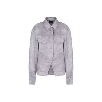 GIORGIO ARMANI Silk charmeuse Mélange print Shirt