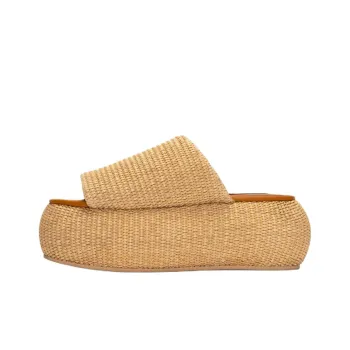 SIMON MILLER Abrasion Resistant Slide Slippers Women's Beige