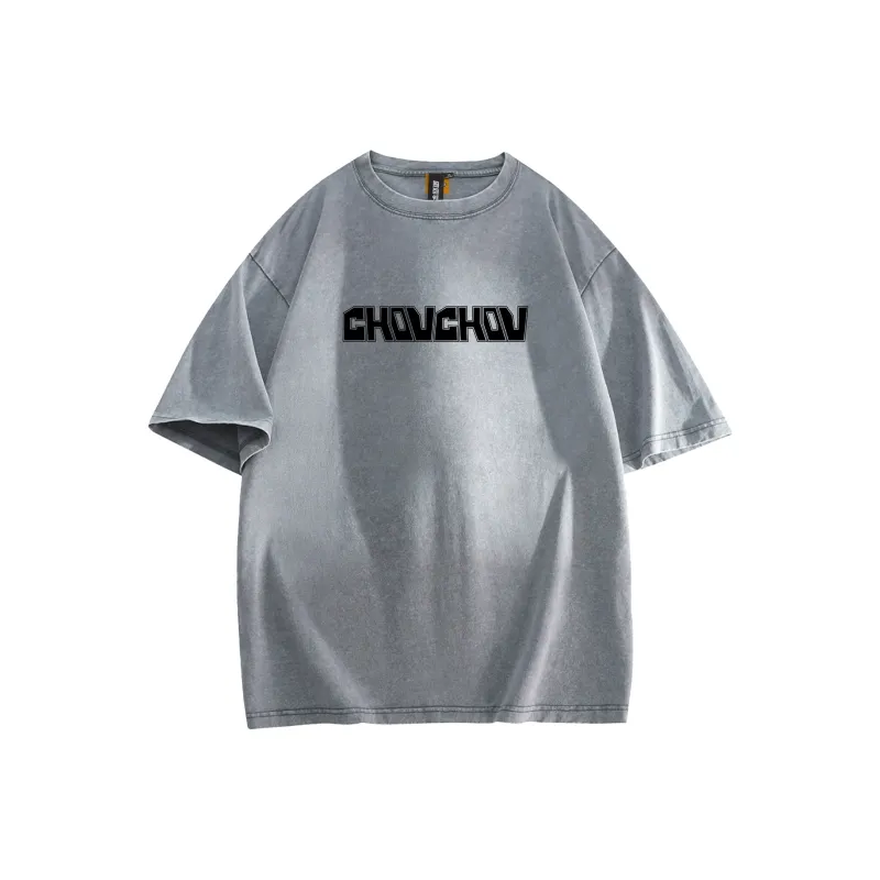 CHOUCHOUS Drop Shoulder Sleeve T Shirt Women's-3
