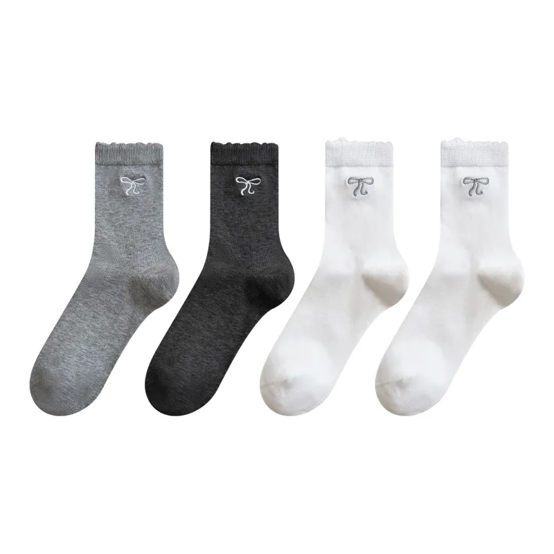 XXLLG Mid Calf Socks Women's Combo Set-5