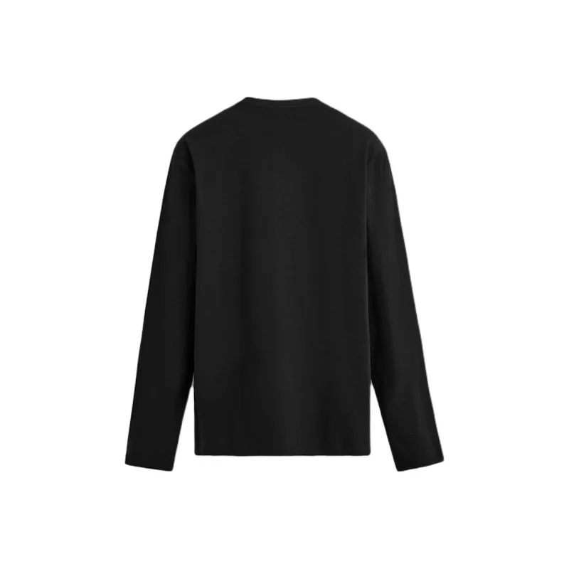 ZARA T Shirts Men Black-1