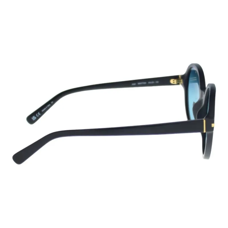 Serengeti Acetate Round Sunglasses Women's Black-2