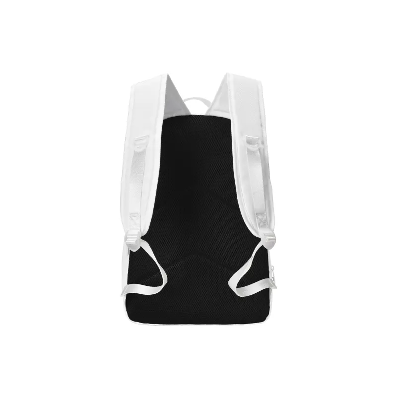 LOVVVVE Polyester Backpack Unisex White-2