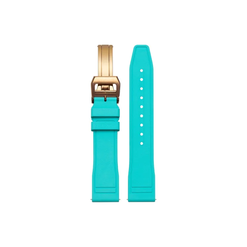 FUDIEN Compatibility With IWC Pilot Mark 'The Little Prince' Quick Release Strap Watch Band Fluoroelastomer Material-49