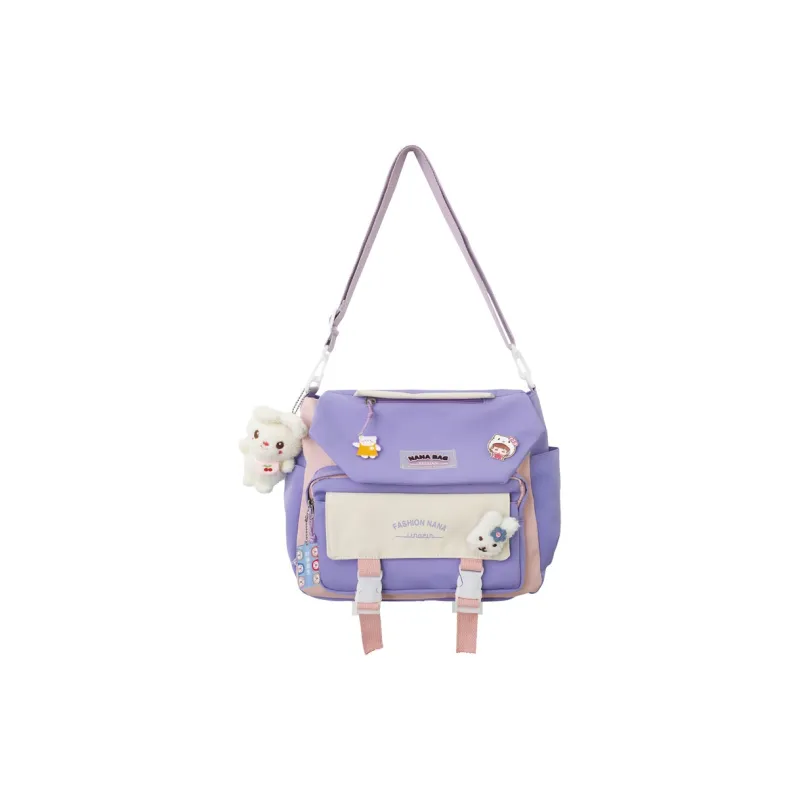 Paulinka Nylon Crossbody Bag, Shoulder Bag Regular Women's Multicolor-14