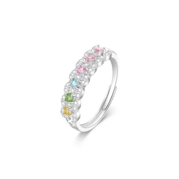 Lao Feng Xiang Natural Tourmaline Rings Women's