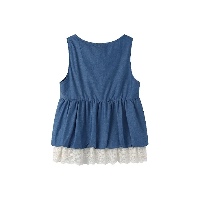 KYKW Tank Tops Women's Blue-1