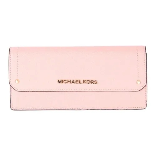 MICHAEL KORS Cow Leather Wallet Womens Brown