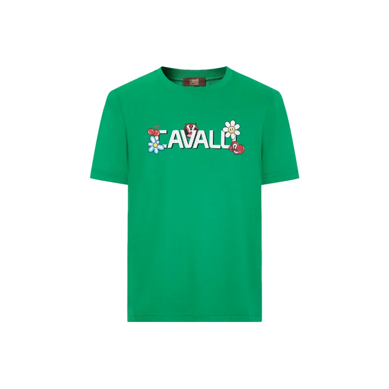 Cavalli Class T Shirts Men-3
