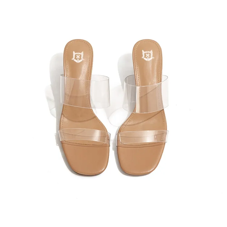 Old Meow Slide Slippers Women's Nude-1