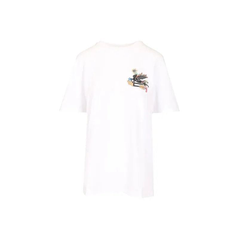 ETRO Pegaso motif Cotton T shirt-0
