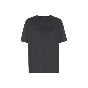 BALMAIN T Shirts Men Gray
