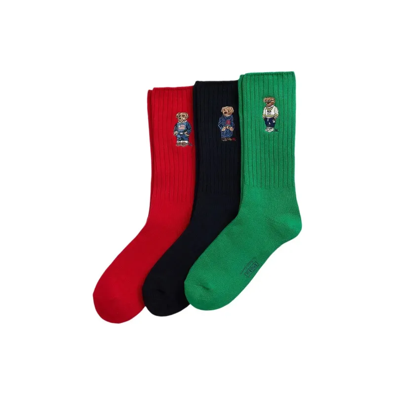 Polo Ralph Lauren Mid Calf Socks Men's 3 Pack-0