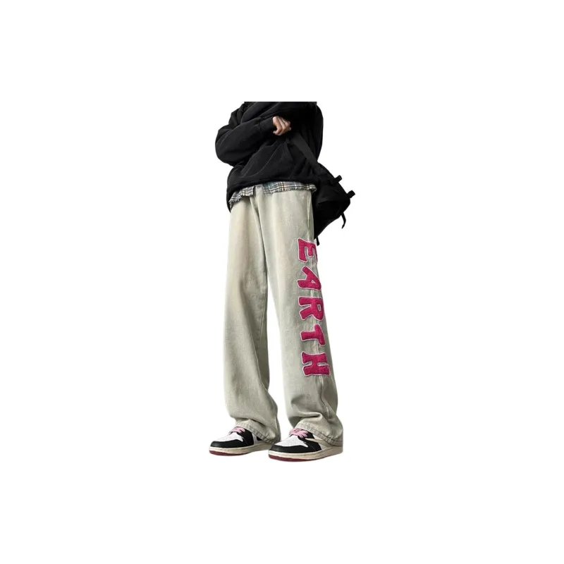 SUNSETMONENT Jeans Unisex Yellow Mud-1