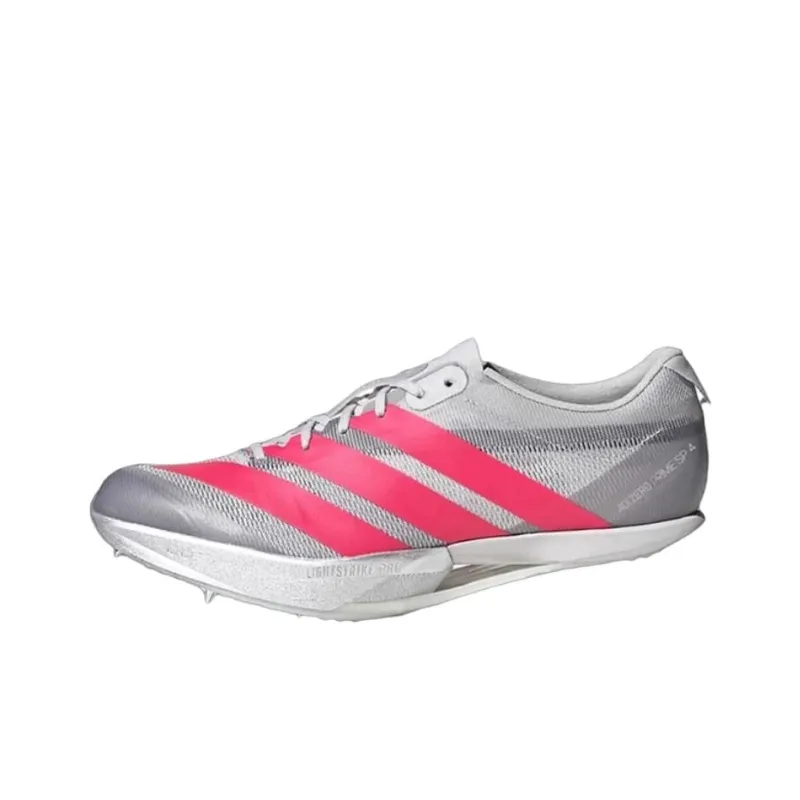 Adidas ADIZERO PRIME SP 4 Cushioning, Wear Resistant Low Top Running Shoes Men's Silver-0