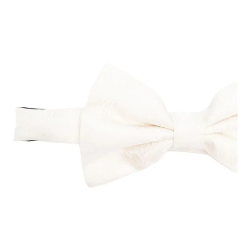 DRIES VAN NOTEN Silk Ties Men's White-1