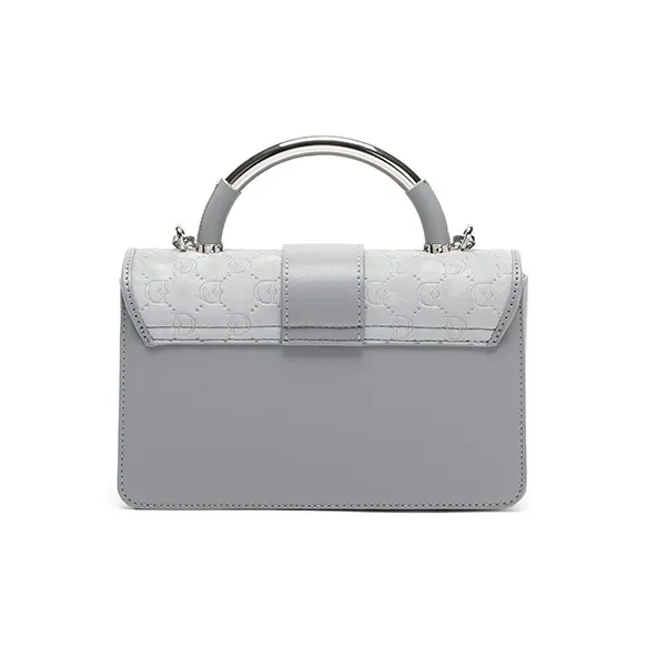 SEPTWOLVES PU Crossbody One Shoulder Handbag Regular Women's Gray-4